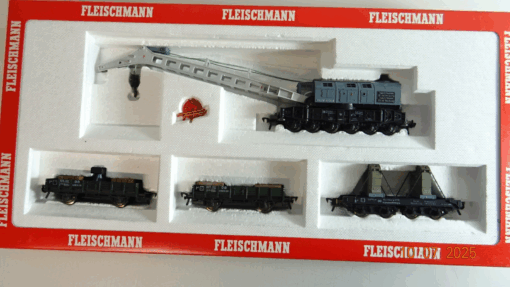 Fleischmann H0 5597 Kranwagen Set der DB in OVP PR9003
