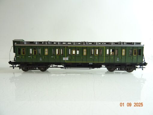 Fleischmann H0 5801 Abteilwagen mit Bremserhaus 1./2.Kl. in OVP BH67 – Bild 3