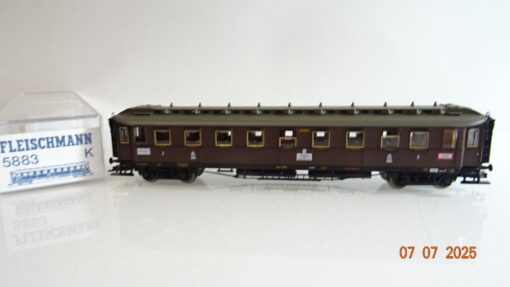 Fleischmann H0 5883 K Personenwagen 3. Kl. der K.P.E.V. in OVP PR8998