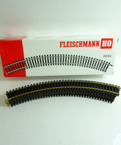 Fleischmann H0 6024 gebogenes Gleis R357,5 9Stück siehe Foto in OVP CK1480