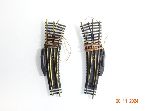 Fleischmann H0 6044 Elektrische Weichenpaar siehe Foto CK4207 o.