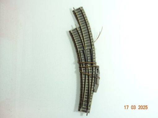Fleischmann H0 6142 Bogenweiche links mit Antrieb siehe Foto CK6676 o.