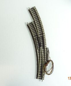 Fleischmann H0 6170W Bogenweiche links mit Antrieb siehe Foto CK6651 o.