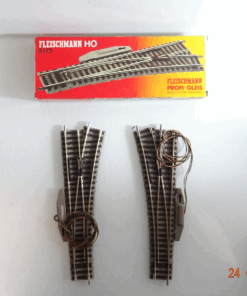 Fleischmann H0 6173 Profigleis elekt. Weichenpaar siehe Foto in OVP PK1061