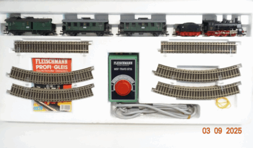 Fleischmann H0 6368 Startset mit Profigleis und Personenzug in OVP JL2782