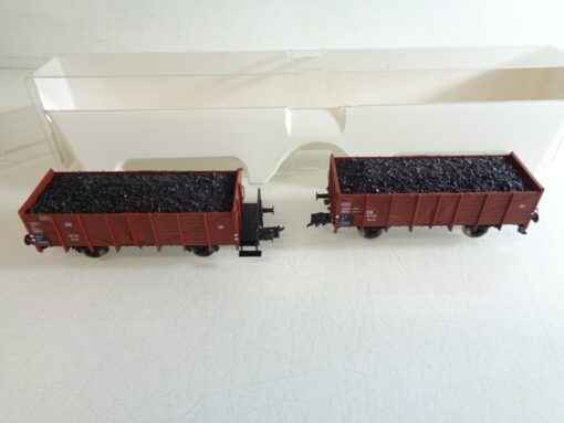 Fleischmann H0 82 5215 K Set offene Güterwagen der DB in OVP RR4257 – Bild 3
