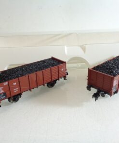 Fleischmann H0 82 5215 K Set offene Güterwagen der DB in OVP RR4257