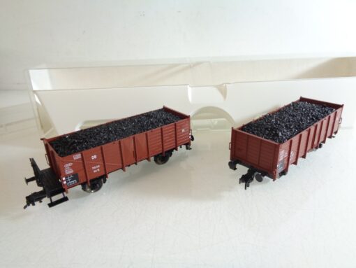 Fleischmann H0 82 5215 K Set offene Güterwagen der DB in OVP RR4257
