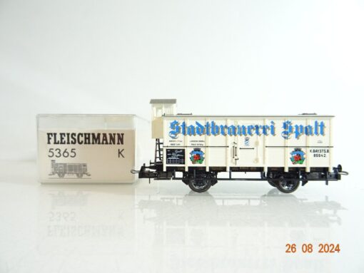 Fleischmann H0 835807K gedeckter Güterwagen Brauerei Cassel der DR in OVP PR2205