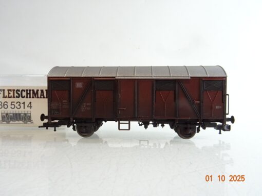 Fleischmann H0 865314K gedeckter Güterwagen der DB in OVP BH265 – Bild 3