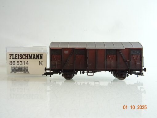 Fleischmann H0 865314K gedeckter Güterwagen der DB in OVP BH265