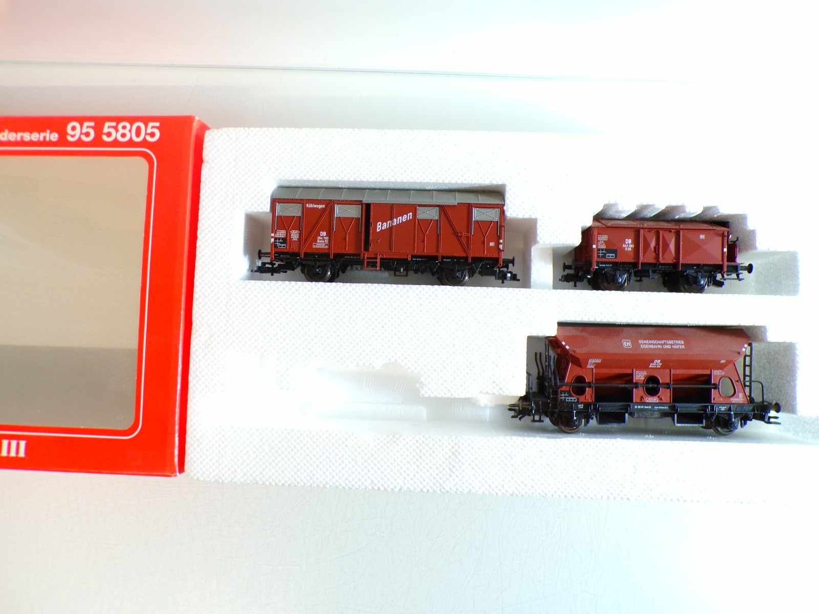 Fleischmann H0 955805 K Güterwagen-Set Epoche III der DB in OVPBH1362