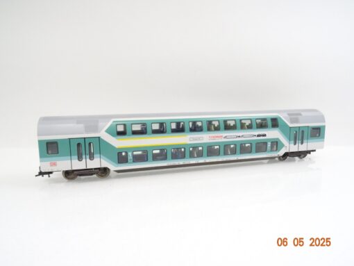 Fleischmann H0 97 5121 K Doppelstockwagen 1./2.Kl. der DB in OVP JL512 – Bild 3