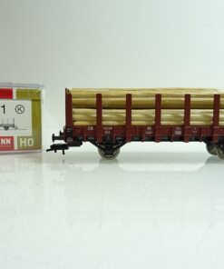 Fleischmann H0 K 520901 Rungenwagen mit Ladung der DB in OVP PR1240