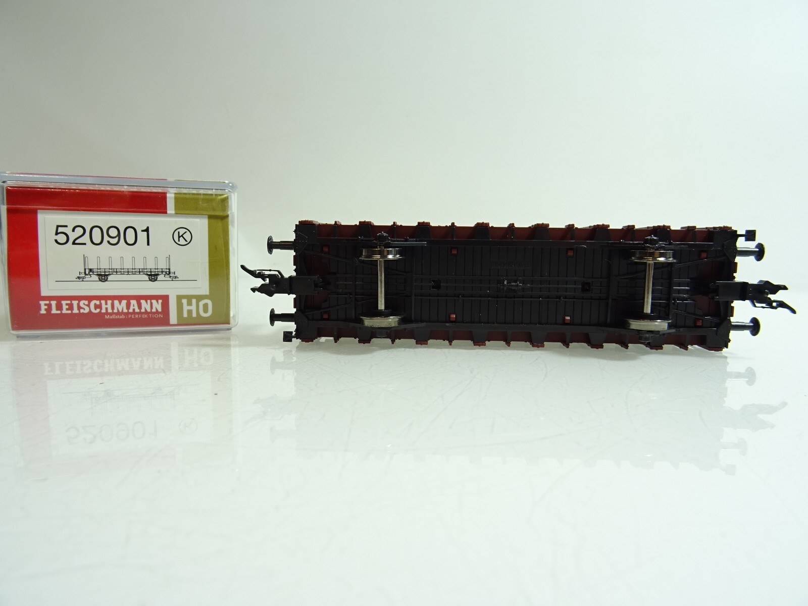 Fleischmann H0 K 520901 Rungenwagen mit Ladung der DB in OVP PR1240 – Bild 4
