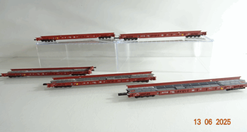 Fleischmann H0 Niederflurwagen 5 tlg. der DB PR8414 o. – Bild 8