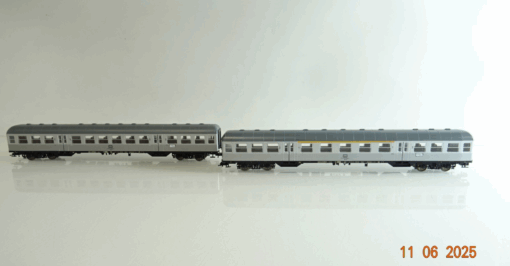 Fleischmann H0 Silberlinge-Set 2 tlg. 1./2. Kl. der DB PR8350 o.