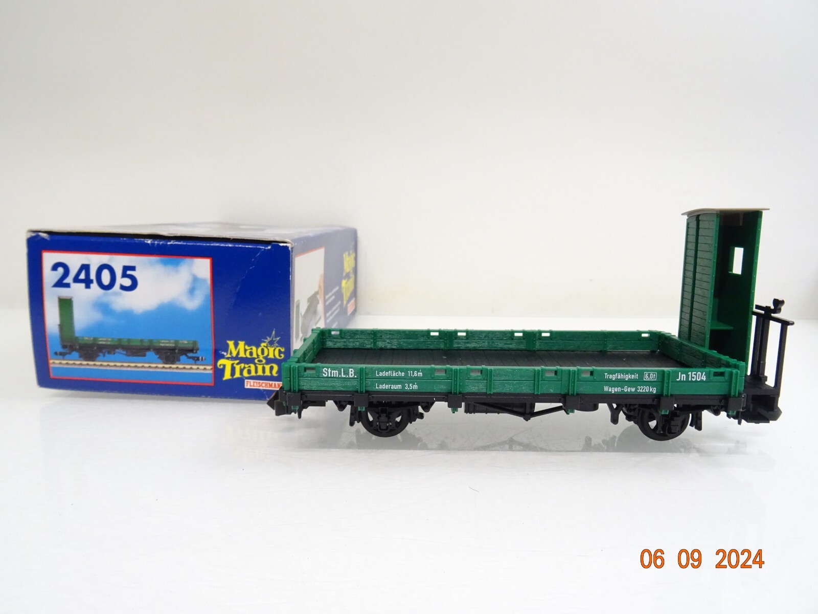 Fleischmann Magic Train 0e 2405 Niederbordwagen der Stm.L.B. in OVP PR2559 – Bild 3
