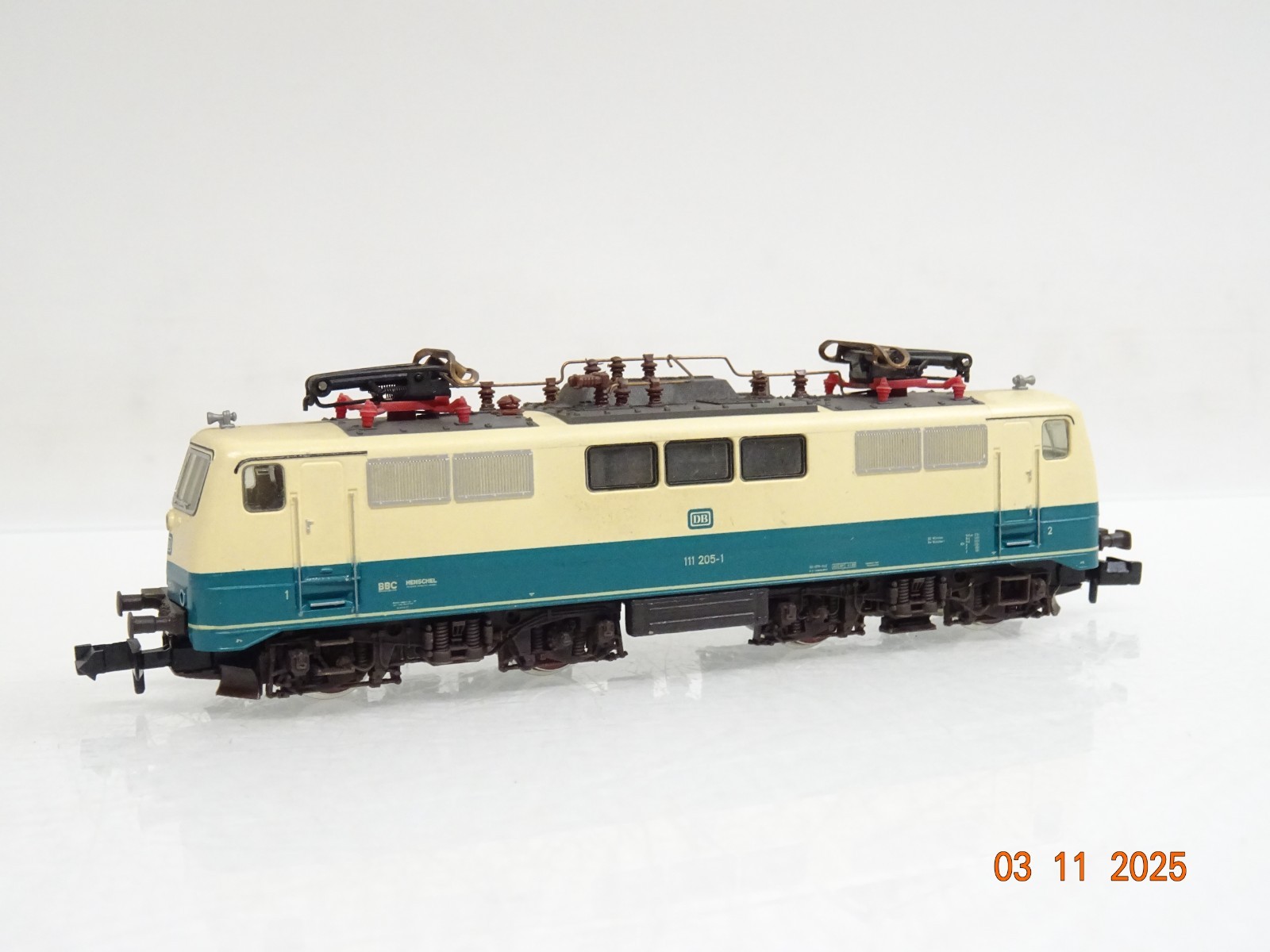 Fleischmann N 7348 E-Lok BR 111 205-1 der DB in OVP JL4081 – Bild 3