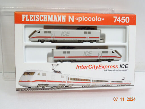 Fleischmann N 7451 Triebwagenzug 2tlg. ICE BR 401 DB AG in OVP LE6951