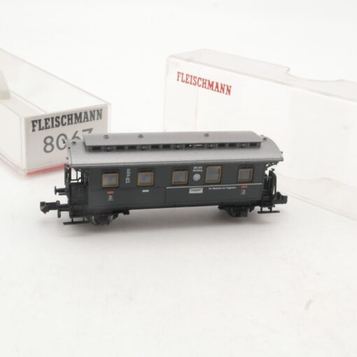 Fleischmann N 8067 Personenwagen 3. Klasse Ansbach der DRG in OVP RR2997 – Bild 3