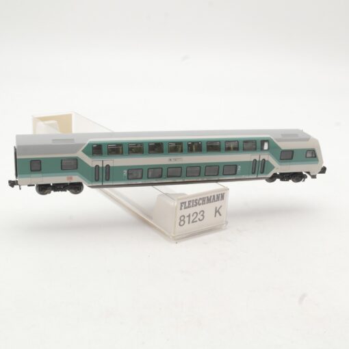 Fleischmann N 8123 K Doppelstock-Steuerwagen 2.Klasase der DB in OVP RR4165 – Bild 3