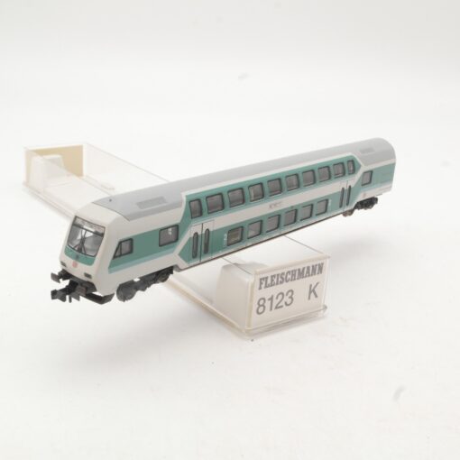 Fleischmann N 8123 K Doppelstock-Steuerwagen 2.Klasase der DB in OVP RR4165