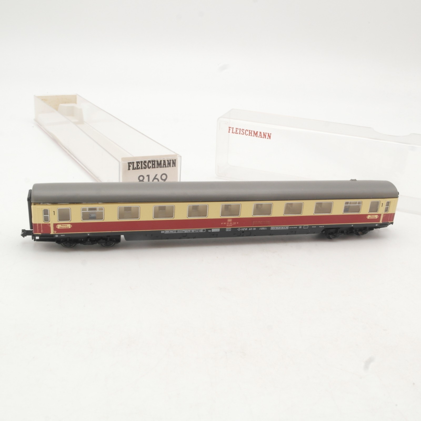 Fleischmann N 8169 IC Schnellzugwagen 1. Klasse der DB in OVP RR4889 – Bild 3