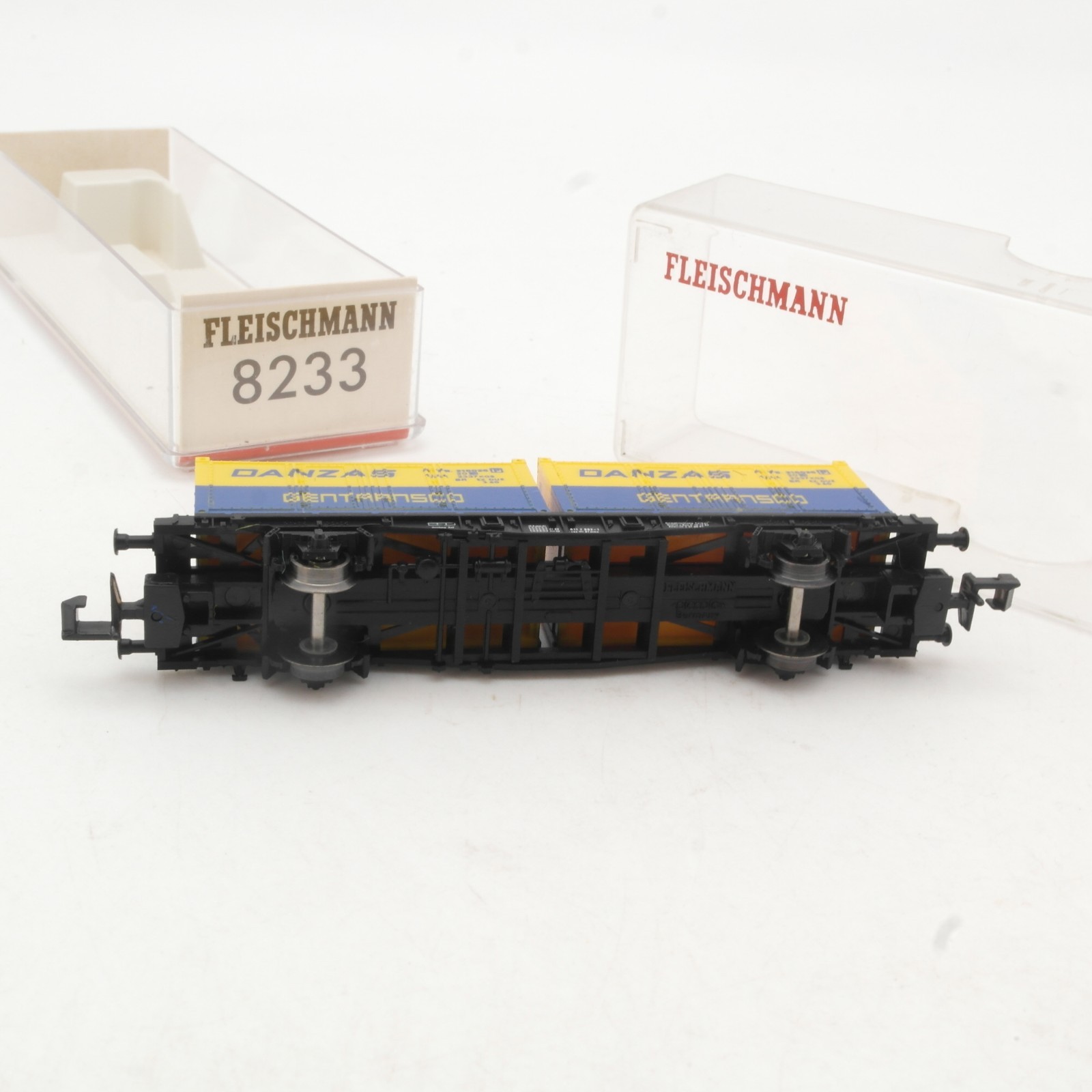 Fleischmann N 8233 Containerwagen DANZAS der DB in OVP RR4939 – Bild 3