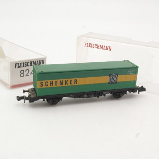 Fleischmann N 8245 Containertragwagen Schenker in OVP RR194 – Bild 3