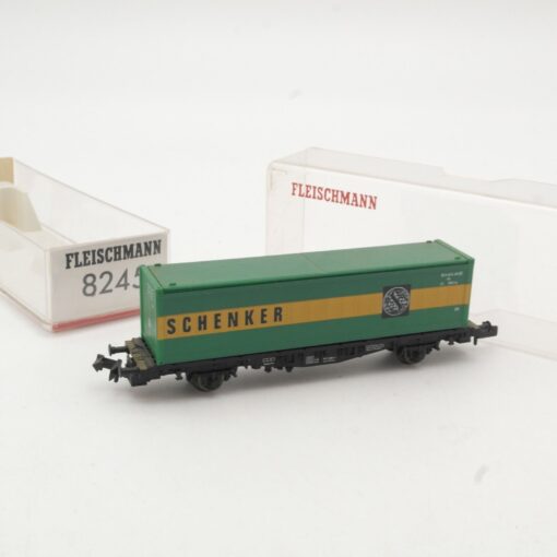 Fleischmann N 8245 Containertragwagen Schenker in OVP RR194