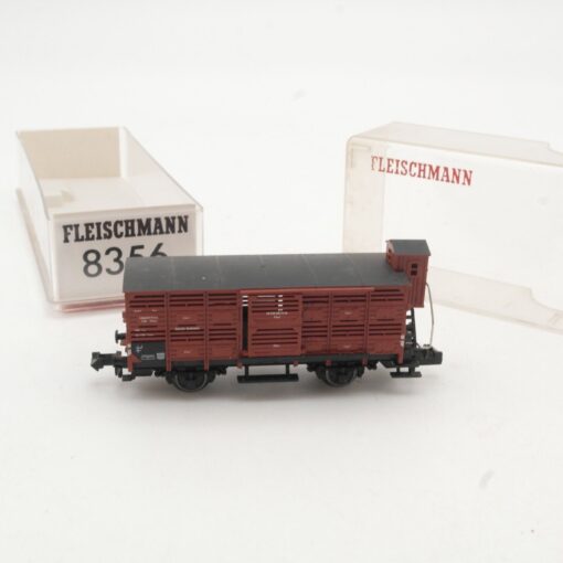 Fleischmann N 8356 Verschlagwagen mit Bremshaus in OVP RR196 – Bild 3
