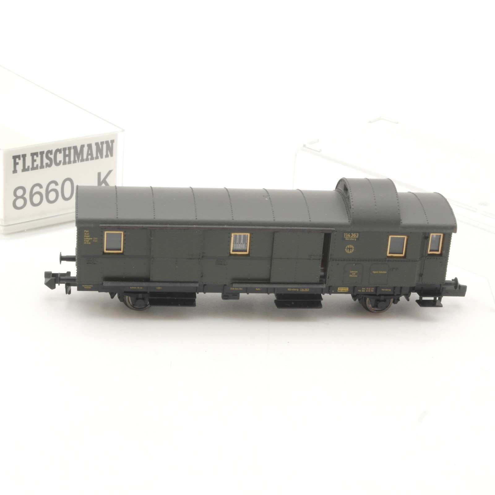 Fleischmann N 8660 K Gepäckwagen der DRG in OVP RR5376 – Bild 4