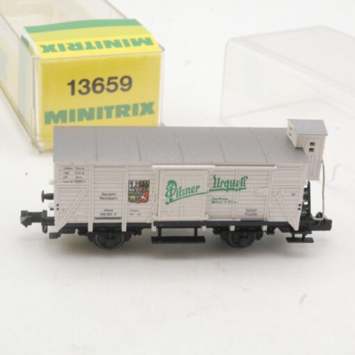 Fleischmann N Kühlwagen mit Bremserhaus Pilsner Urquell der DRG in EVP RR3919 – Bild 3