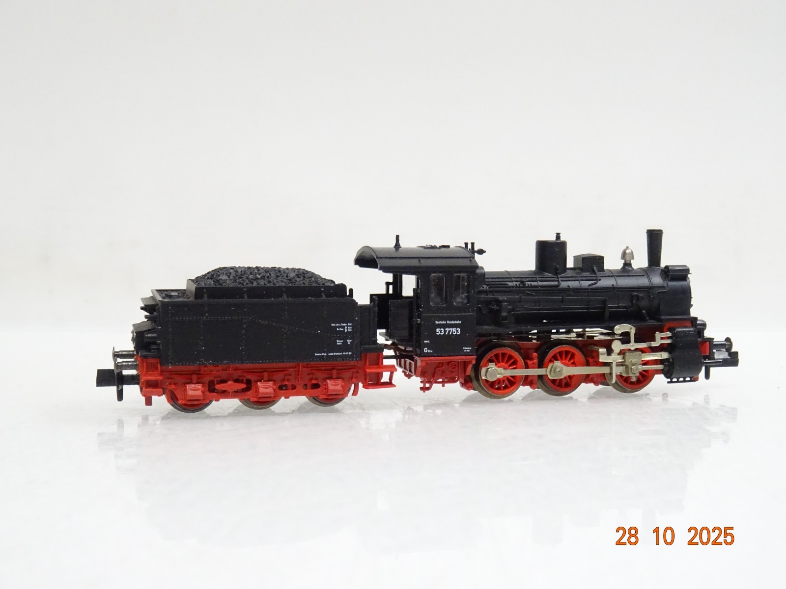 Fleischmann N aus 9392 Dampflok BR 53 7753 der DB JL3863 o. – Bild 4