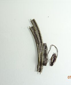Fleischmann Piccolo Spur N Bogenweiche mit Antrieb links siehe Foto CK6473 o.