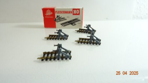 Fleischmann Spur H0 6016 Prellböcke 4 Stück siehe Foto in OVP CK7766