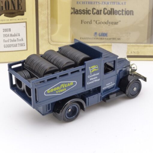 Göde Days Gone 20018 1934 Model A Ford Stake Truck Goodyear Tyres in OVP EX3576 – Bild 3