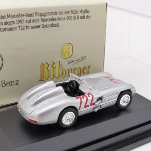 Grell 1000 Migla 1:87 Mercedes Benz 300 SLR 722 metallic in OVP EX6862 – Bild 3
