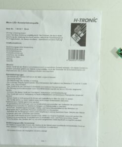 H-Tronic 185027 LED Konstantstromquelle siehe Foto in VP CK8960