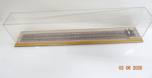 H0 Vitrine mit Präsentationssockel ca. 450 x 66 x 120 mm Innenmaße JL843 o. – Bild 3