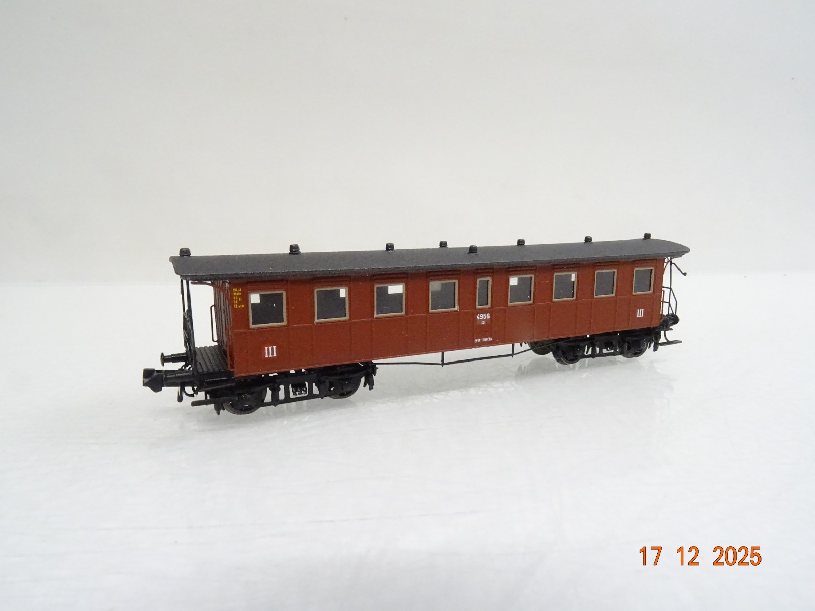 Hammerschmid N Kleinserie Rarität Personenwagen C4i Wü 01 in OVP Holzbox JL5188 – Bild 3