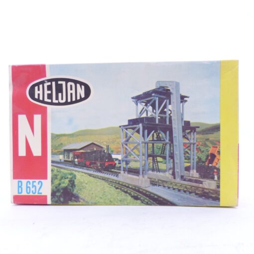 Heljan Spur N B 652 Kohlen-Silo angebastelt in OVP EX6810