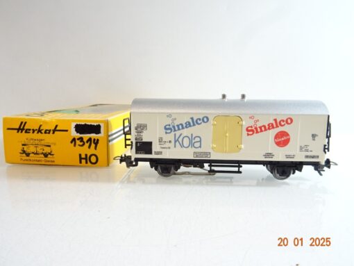 Herkat H0 1314 AC Kühlwagen Sinalco mit Schlußlicht in OVP PR5406