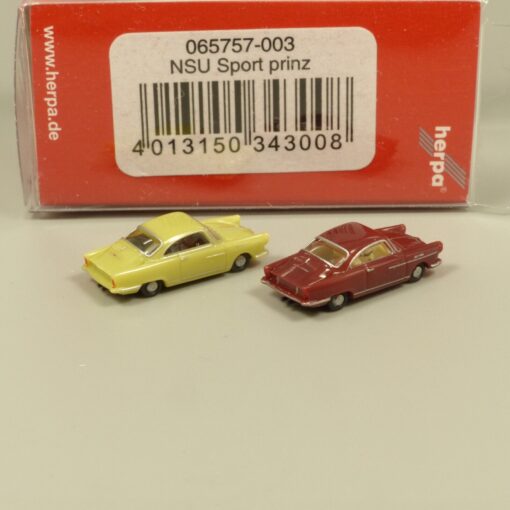 Herpa 1:160 065757-003 NSU Sport Prinz 2er-Set in OVP EX6243 – Bild 3