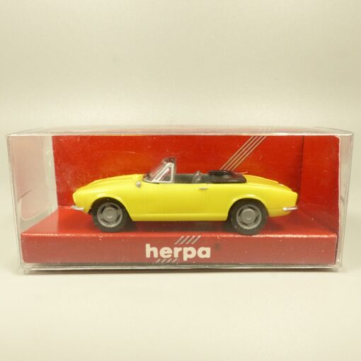 Herpa 1:87 022354 Fiat 124 Spider gelb in OVP EX7503 – Bild 4
