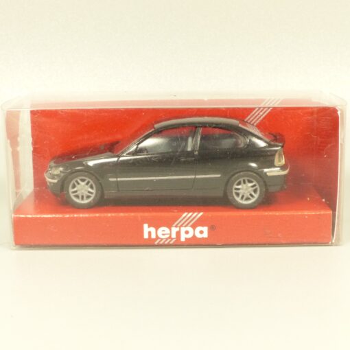 Herpa 1:87 023016 BMW 3er Compact schwarz in OVP EX7361 – Bild 4