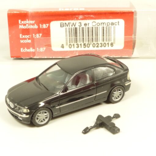 Herpa 1:87 023016 BMW 3er Compact schwarz in OVP EX7361