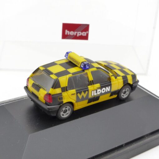 Herpa 1:87 100618 VW Golf CL Fahrschule Wildon in PC Box EX4116 – Bild 3