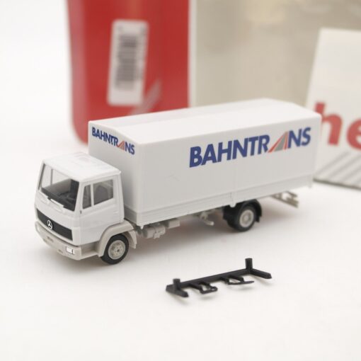 Herpa 1:87 144223 MB 814 Pritschen- LKW Bahntrans in OVP QR8679